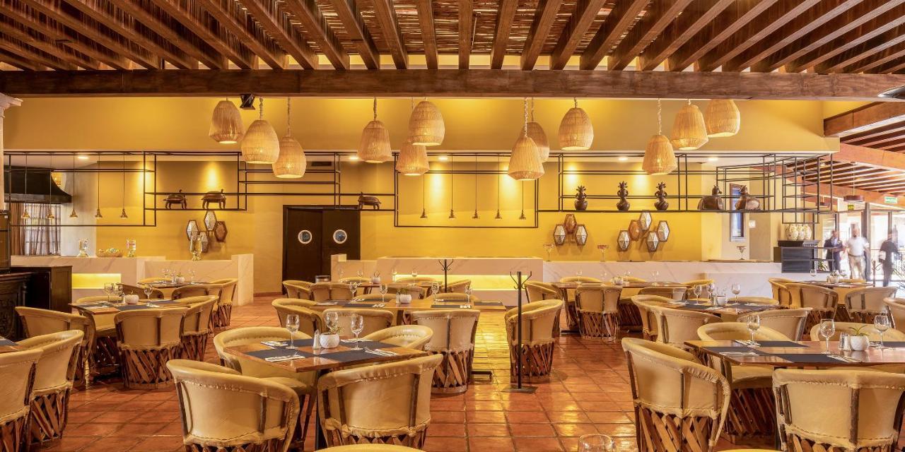 فندق ريال دي ميناس سان ميغيل دي الليندي المظهر الخارجي الصورة Restaurant in the hotel